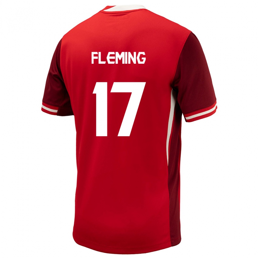 Férfi Kanada Jessie Fleming #17 Piros Hazai Jersey 24-26 Mez Póló Ing