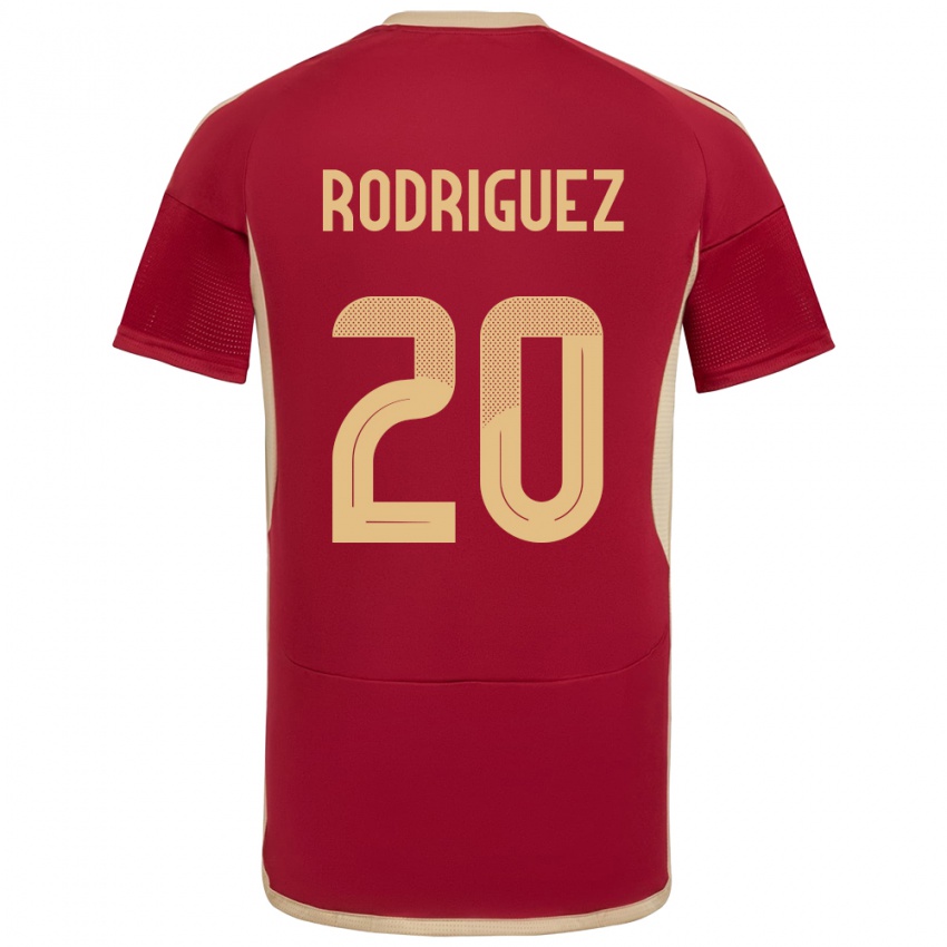 Férfi Venezuela Dayana Rodríguez #20 Burgundia Hazai Jersey 24-26 Mez Póló Ing