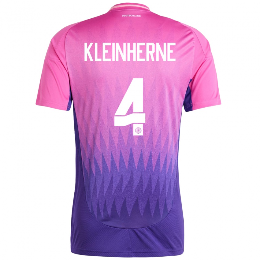 Férfi Németország Sophia Kleinherne #4 Pink Lila Idegenbeli Jersey 24-26 Mez Póló Ing