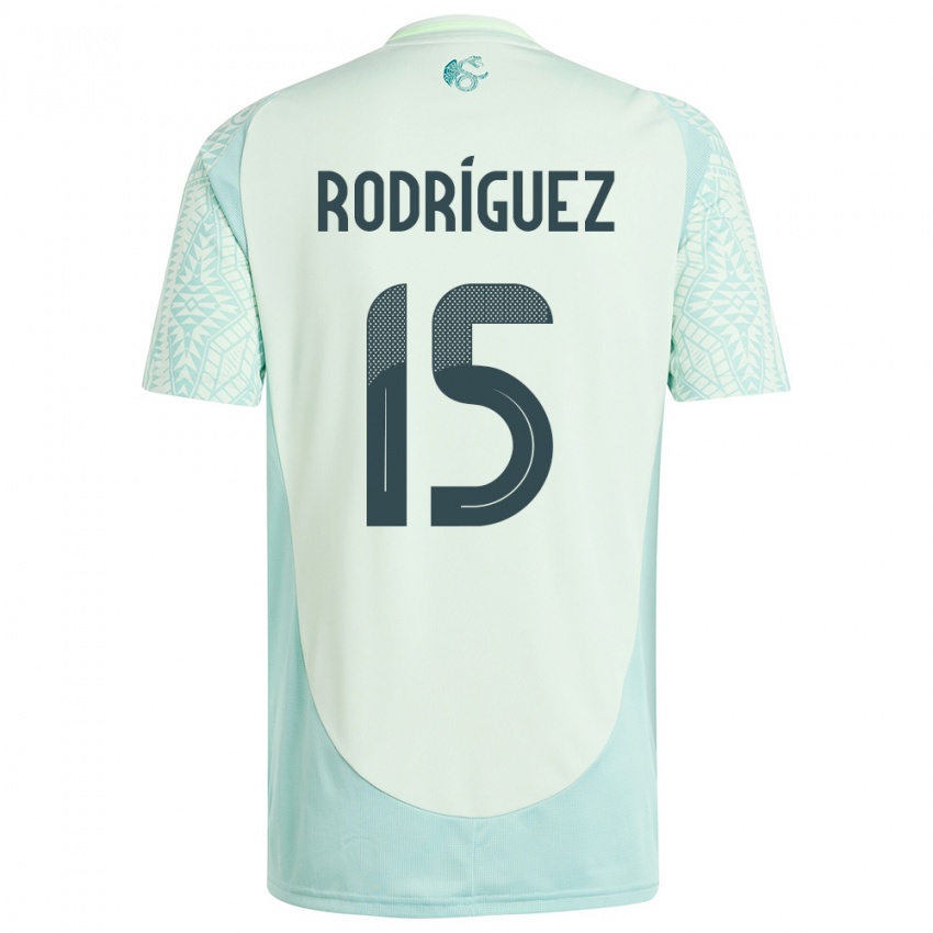 Férfi Mexikó Jorge Rodriguez #15 Vászonzöld Idegenbeli Jersey 24-26 Mez Póló Ing