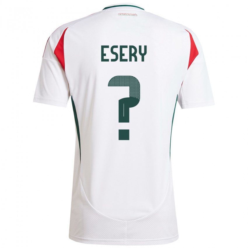 Férfi Magyarország Desmond Esery #0 Fehér Idegenbeli Jersey 24-26 Mez Póló Ing