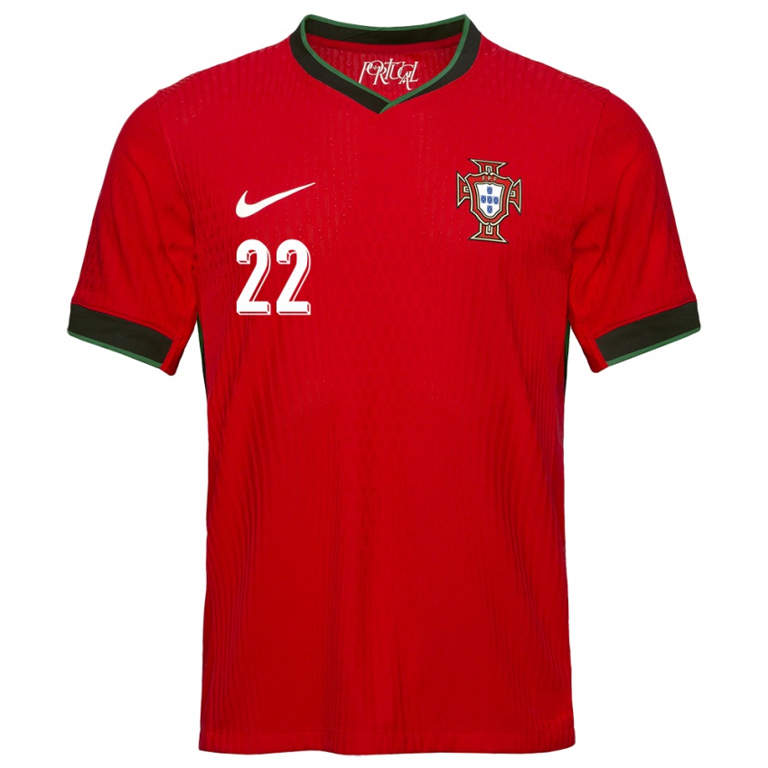 Női Portugália Diogo Costa #22 Piros Hazai Jersey 24-26 Mez Póló Ing