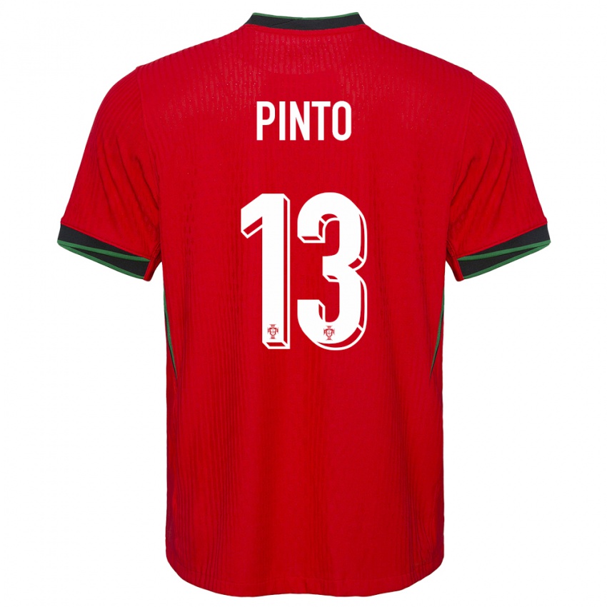 Női Portugália Fatima Pinto #13 Piros Hazai Jersey 24-26 Mez Póló Ing