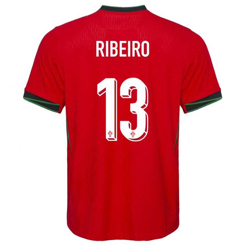 Női Portugália Antonio Ribeiro #13 Piros Hazai Jersey 24-26 Mez Póló Ing