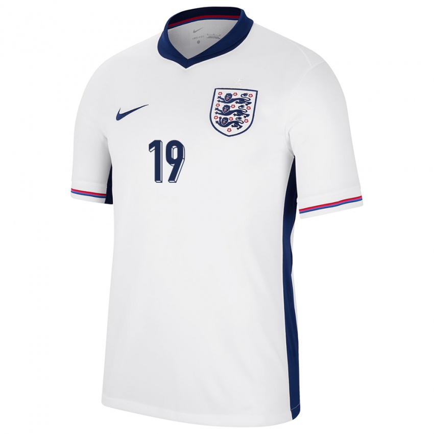 Női Anglia Bethany England #19 Fehér Hazai Jersey 24-26 Mez Póló Ing