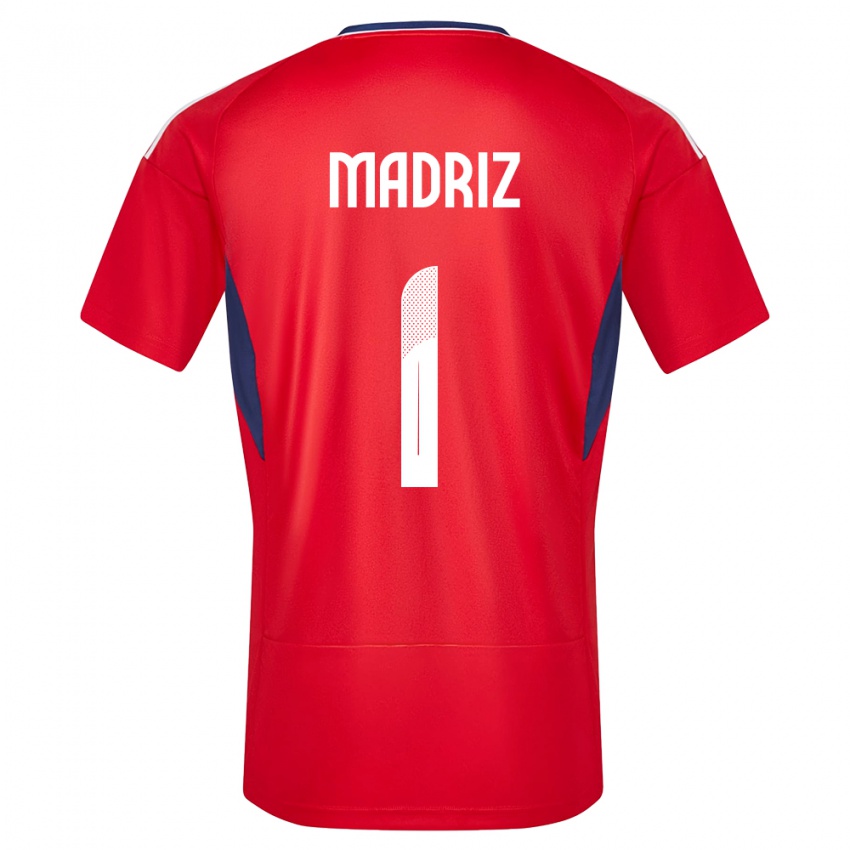 Női Costa Rica Abraham Madriz #1 Piros Hazai Jersey 24-26 Mez Póló Ing