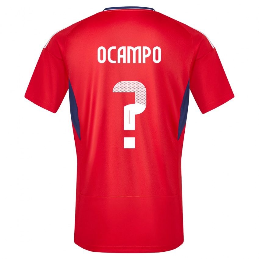 Női Costa Rica Benjamin Ocampo #0 Piros Hazai Jersey 24-26 Mez Póló Ing