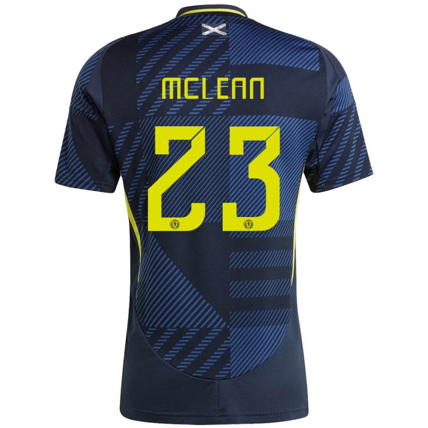 Női Skócia Kenny Mclean #23 Sötétkék Hazai Jersey 24-26 Mez Póló Ing