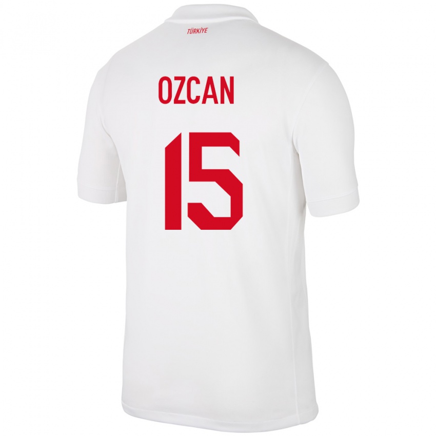 Női Törökország Salih Özcan #15 Fehér Hazai Jersey 24-26 Mez Póló Ing