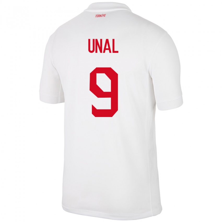 Női Törökország Enes Ünal #9 Fehér Hazai Jersey 24-26 Mez Póló Ing