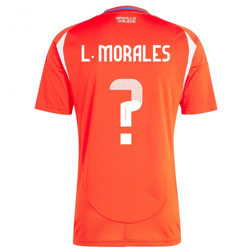 Női Chile Lauryn Morales #0 Piros Hazai Jersey 24-26 Mez Póló Ing