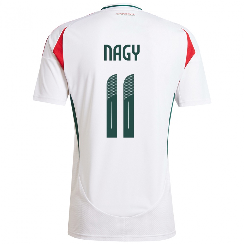 Női Magyarország Virág Nagy #11 Fehér Idegenbeli Jersey 24-26 Mez Póló Ing