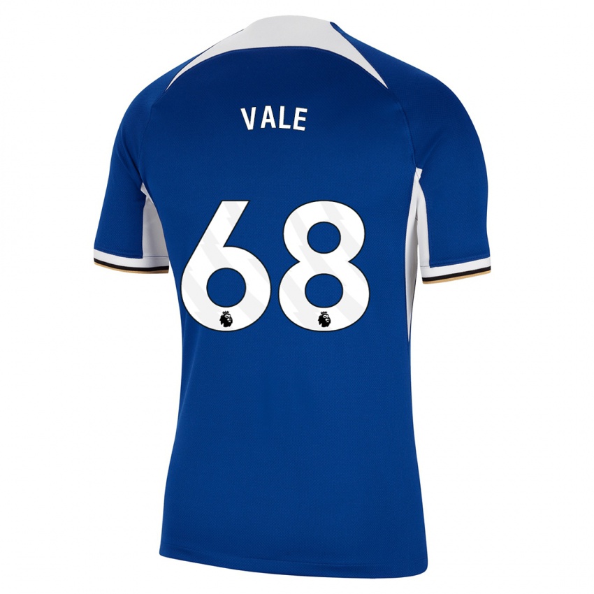 Gyermek Harvey Vale #68 Kék Hazai Jersey 2023/24 Mez Póló Ing