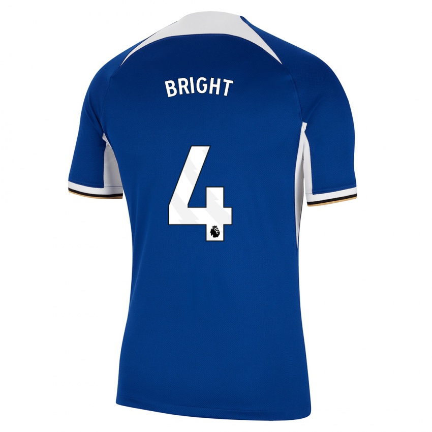 Gyermek Millie Bright #4 Kék Hazai Jersey 2023/24 Mez Póló Ing