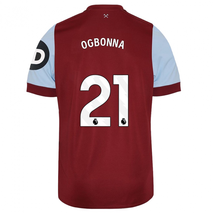 Gyermek Angelo Ogbonna #21 Gesztenyebarna Hazai Jersey 2023/24 Mez Póló Ing