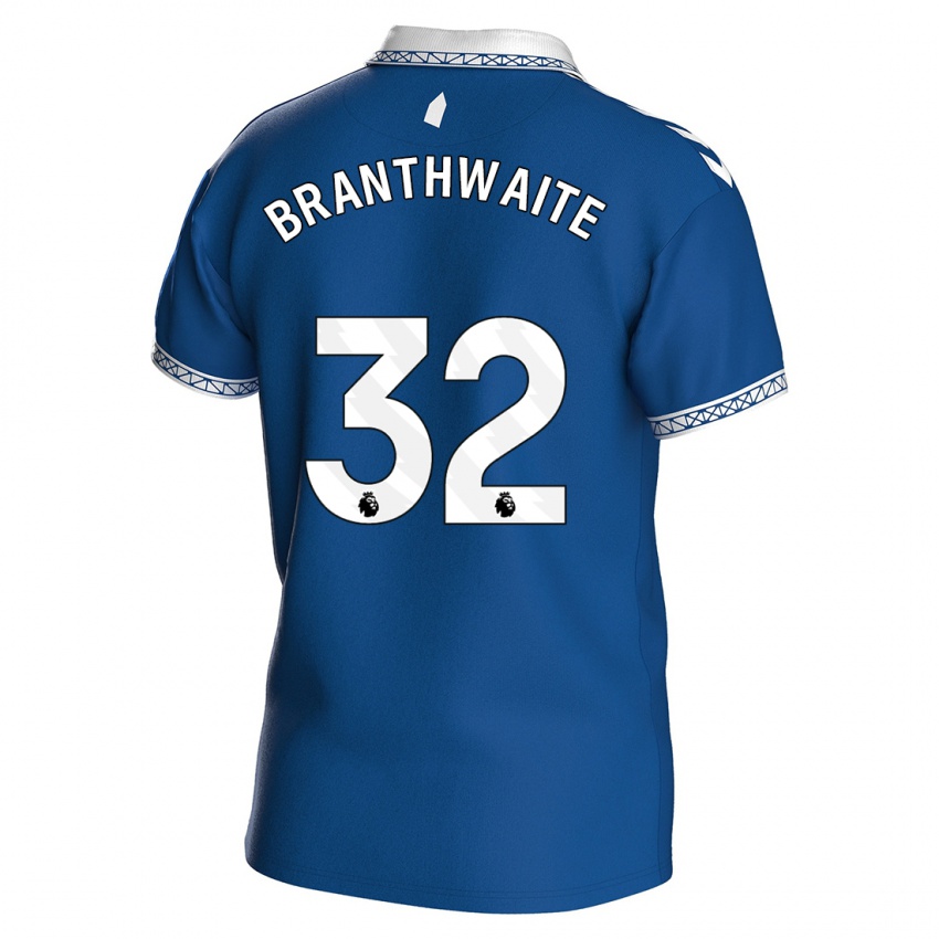 Gyermek Jarrad Branthwaite #32 Királykék Hazai Jersey 2023/24 Mez Póló Ing