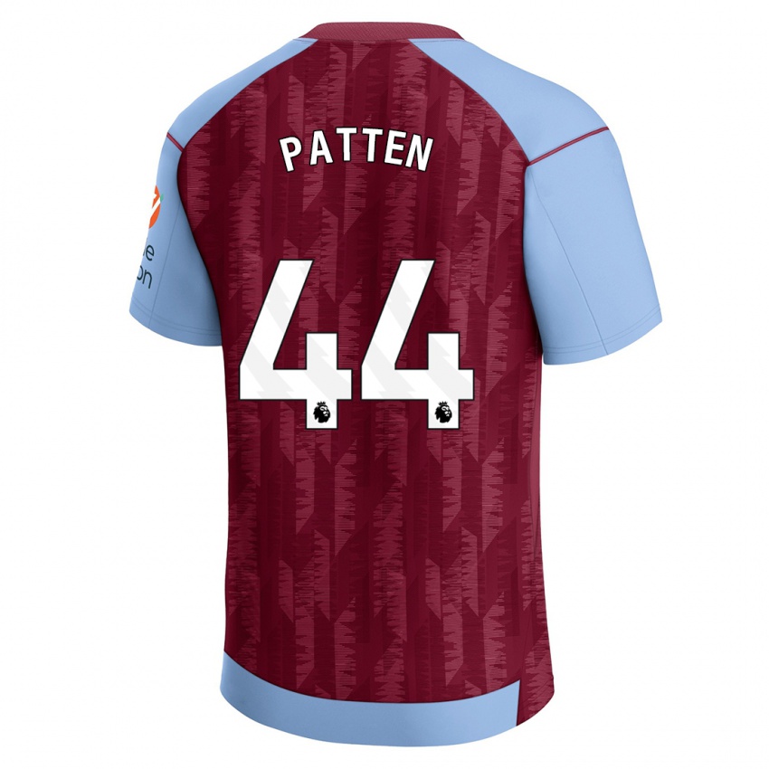 Gyermek Anna Patten #44 Claret Blue Hazai Jersey 2023/24 Mez Póló Ing