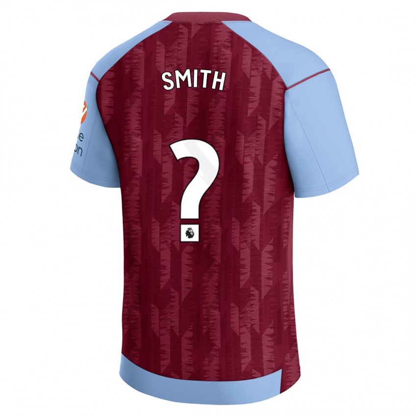 Gyermek Kerr Smith #0 Claret Blue Hazai Jersey 2023/24 Mez Póló Ing