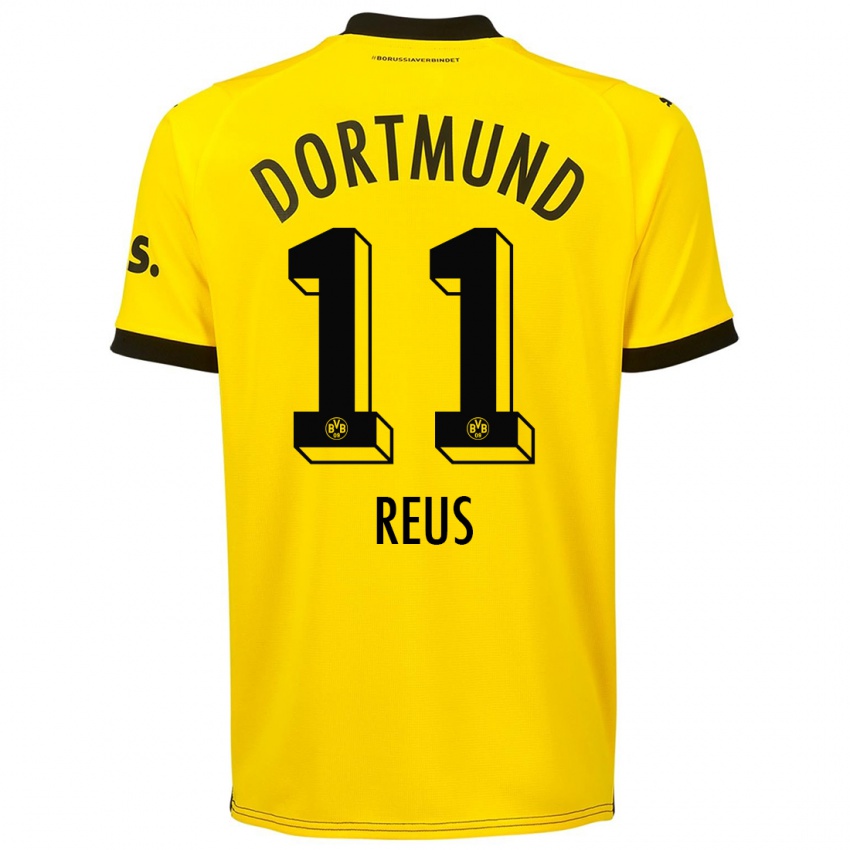 Gyermek Marco Reus #11 Sárga Hazai Jersey 2023/24 Mez Póló Ing