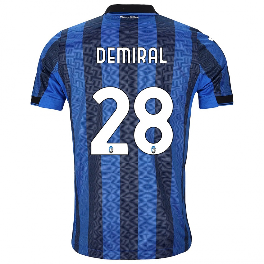 Gyermek Merih Demiral #28 Fekete Kék Hazai Jersey 2023/24 Mez Póló Ing