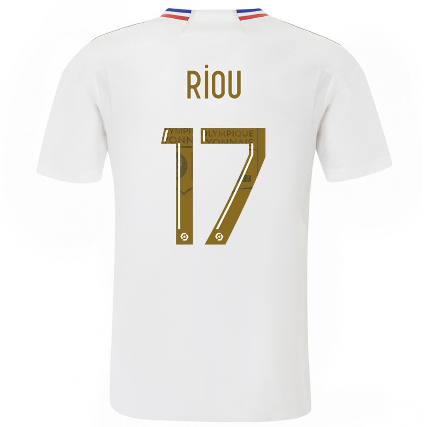 Gyermek Remy Riou #17 Fehér Hazai Jersey 2023/24 Mez Póló Ing