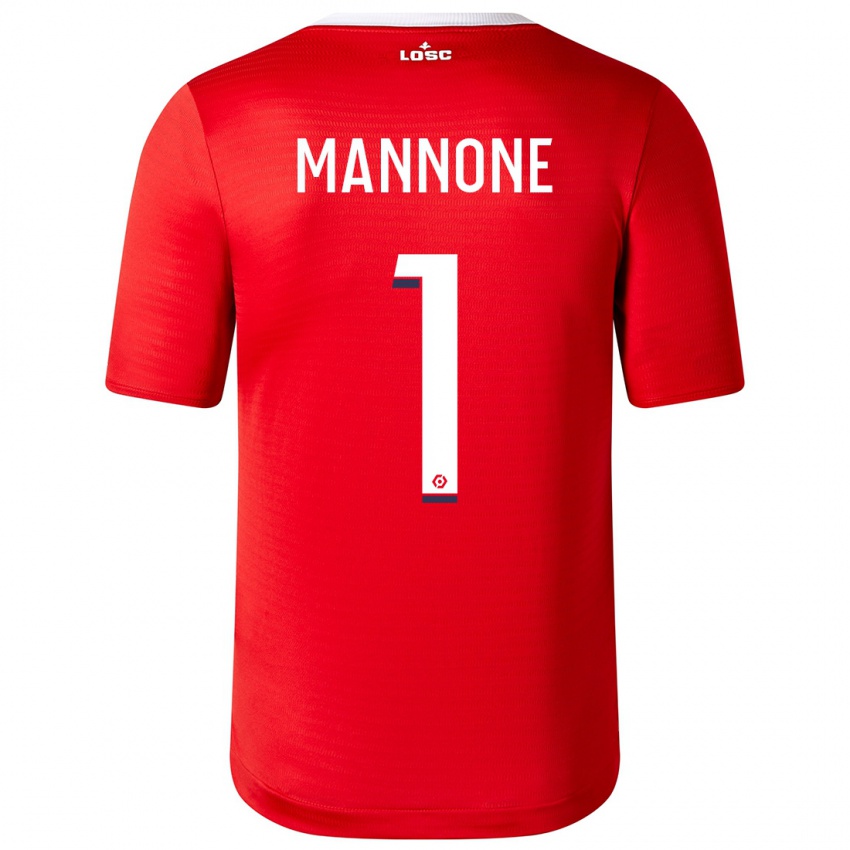 Gyermek Vito Mannone #1 Piros Hazai Jersey 2023/24 Mez Póló Ing