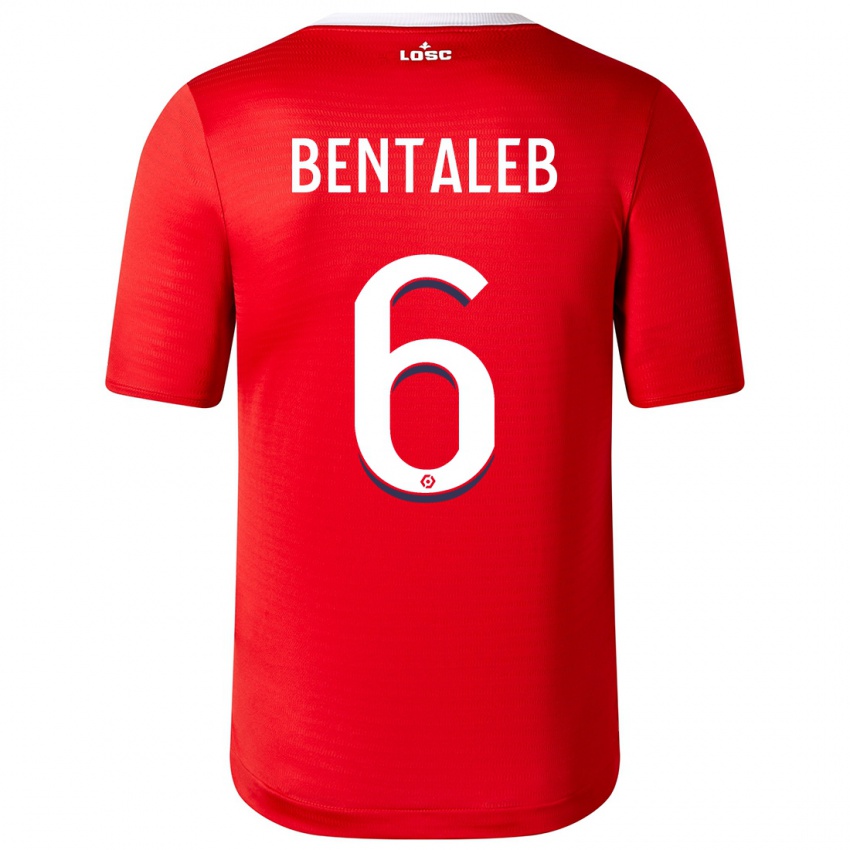 Gyermek Nabil Bentaleb #6 Piros Hazai Jersey 2023/24 Mez Póló Ing