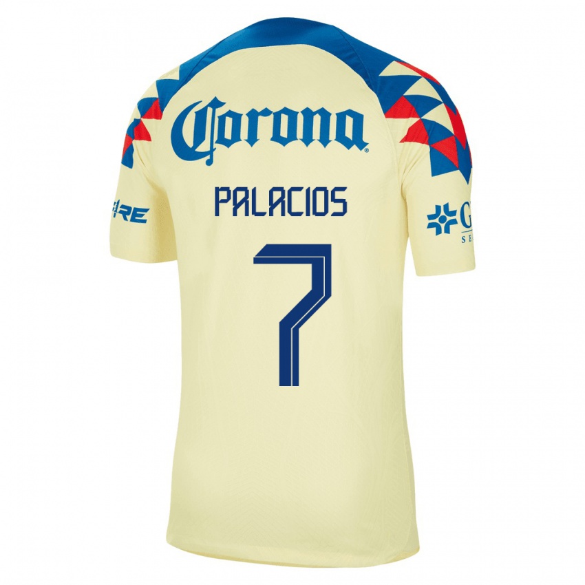 Gyermek Kiana Palacios #7 Sárga Hazai Jersey 2023/24 Mez Póló Ing