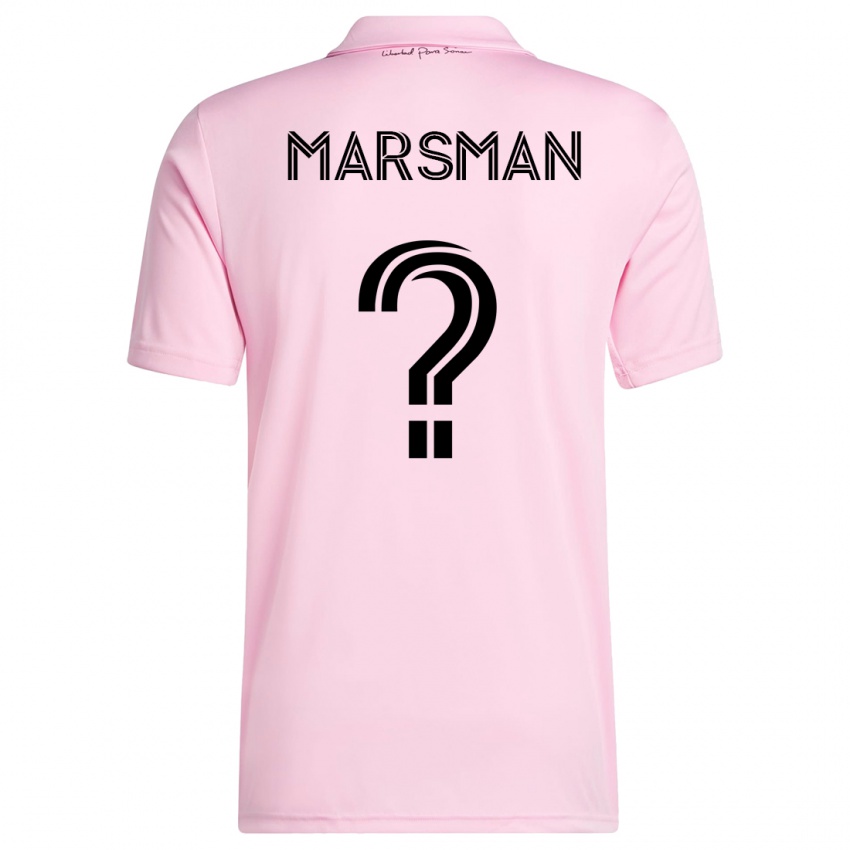 Gyermek Nick Marsman #0 Rózsaszín Hazai Jersey 2023/24 Mez Póló Ing