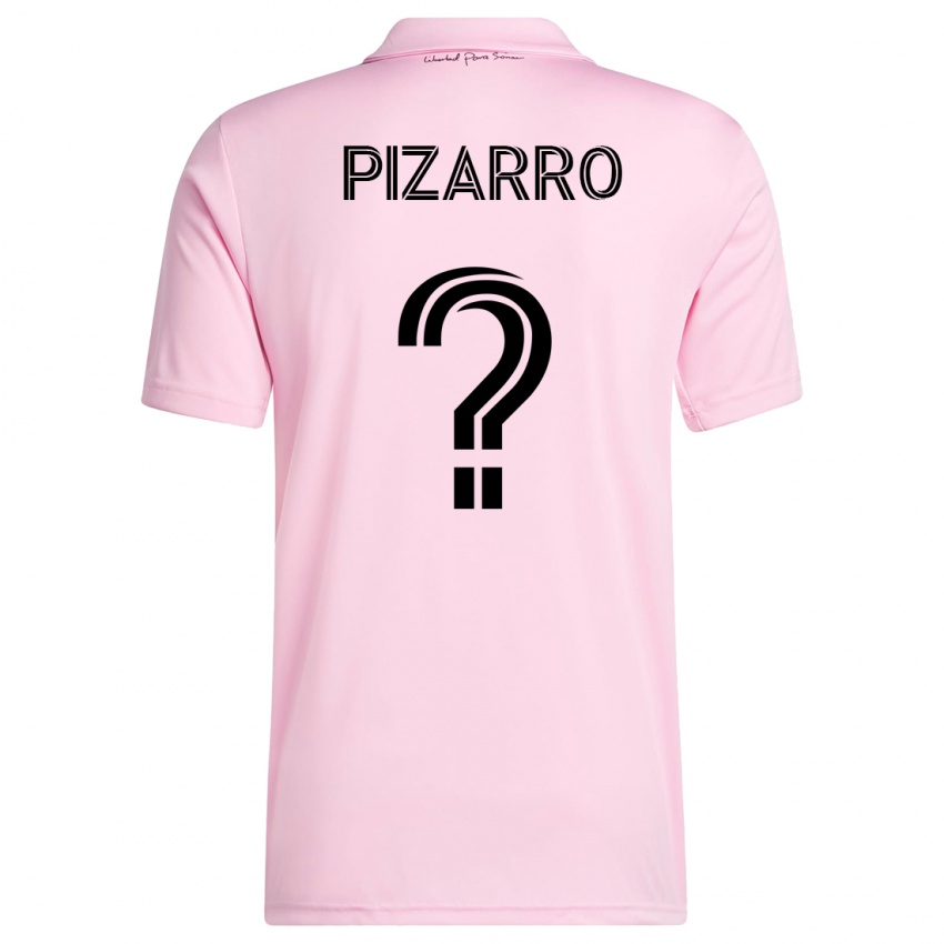 Gyermek Rodolfo Pizarro #0 Rózsaszín Hazai Jersey 2023/24 Mez Póló Ing