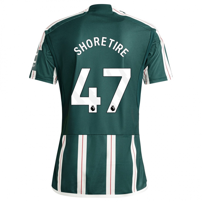 Gyermek Shola Shoretire #47 Sötétzöld Idegenbeli Jersey 2023/24 Mez Póló Ing