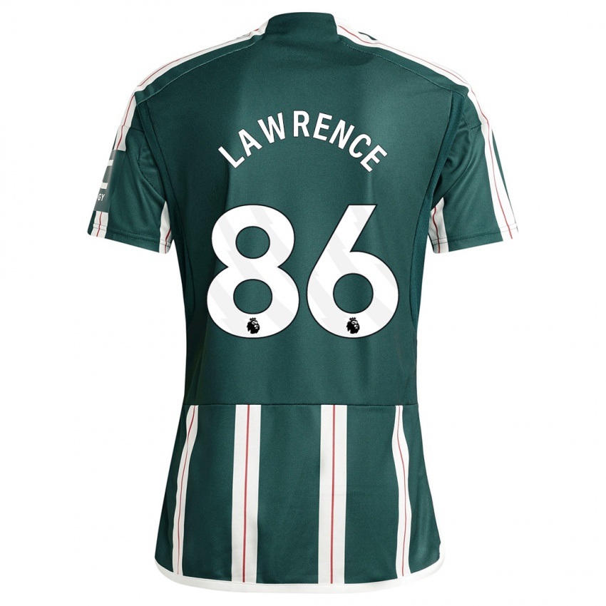 Gyermek Marcus Lawrence #86 Sötétzöld Idegenbeli Jersey 2023/24 Mez Póló Ing