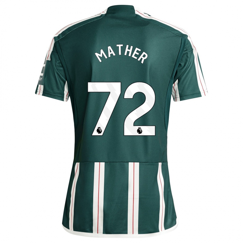 Gyermek Sam Mather #72 Sötétzöld Idegenbeli Jersey 2023/24 Mez Póló Ing