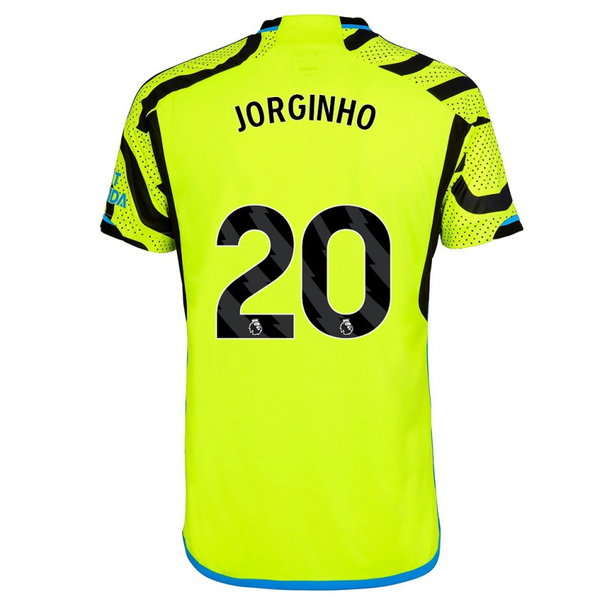 Gyermek Jorginho #20 Sárga Idegenbeli Jersey 2023/24 Mez Póló Ing