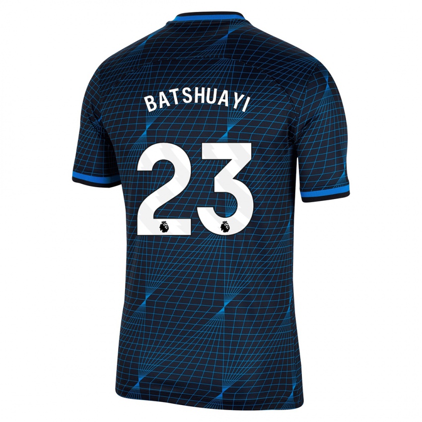 Gyermek Michy Batshuayi #23 Sötétkék Idegenbeli Jersey 2023/24 Mez Póló Ing