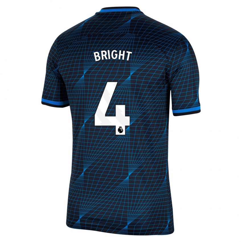 Gyermek Millie Bright #4 Sötétkék Idegenbeli Jersey 2023/24 Mez Póló Ing