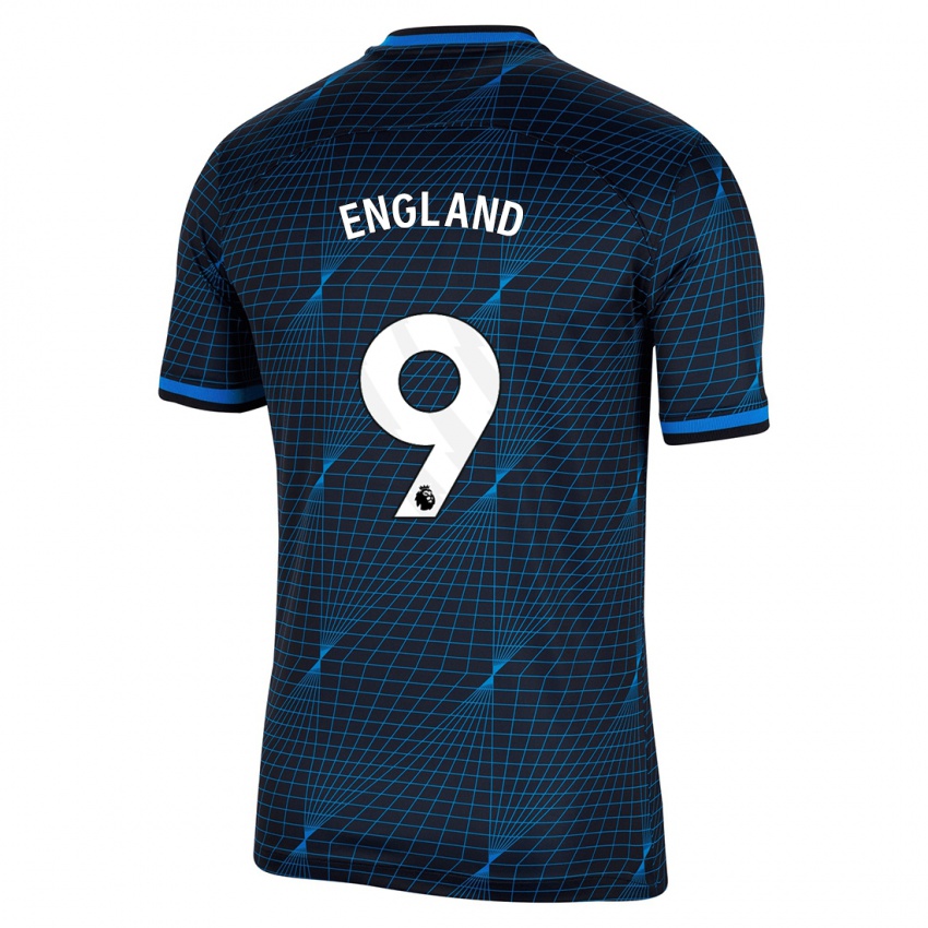 Gyermek Bethany England #9 Sötétkék Idegenbeli Jersey 2023/24 Mez Póló Ing