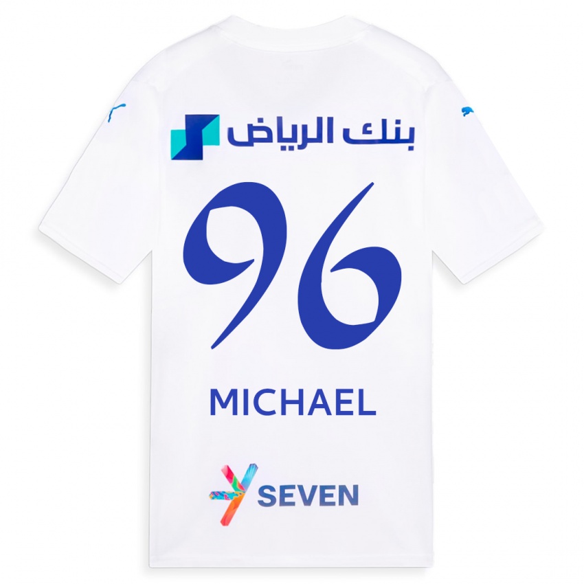 Gyermek Michael #96 Fehér Idegenbeli Jersey 2023/24 Mez Póló Ing