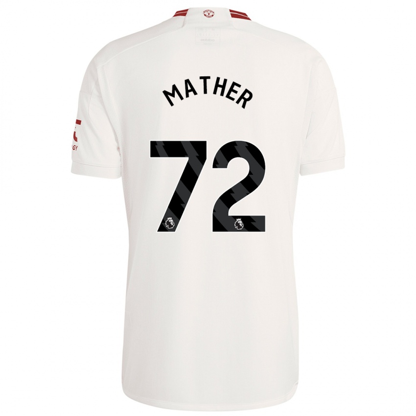 Gyermek Sam Mather #72 Fehér Harmadik Számú Jersey 2023/24 Mez Póló Ing