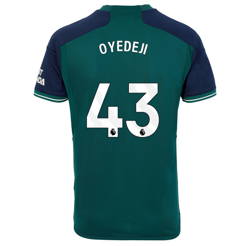 Gyermek Nathan Butler Oyedeji #43 Zöld Harmadik Számú Jersey 2023/24 Mez Póló Ing