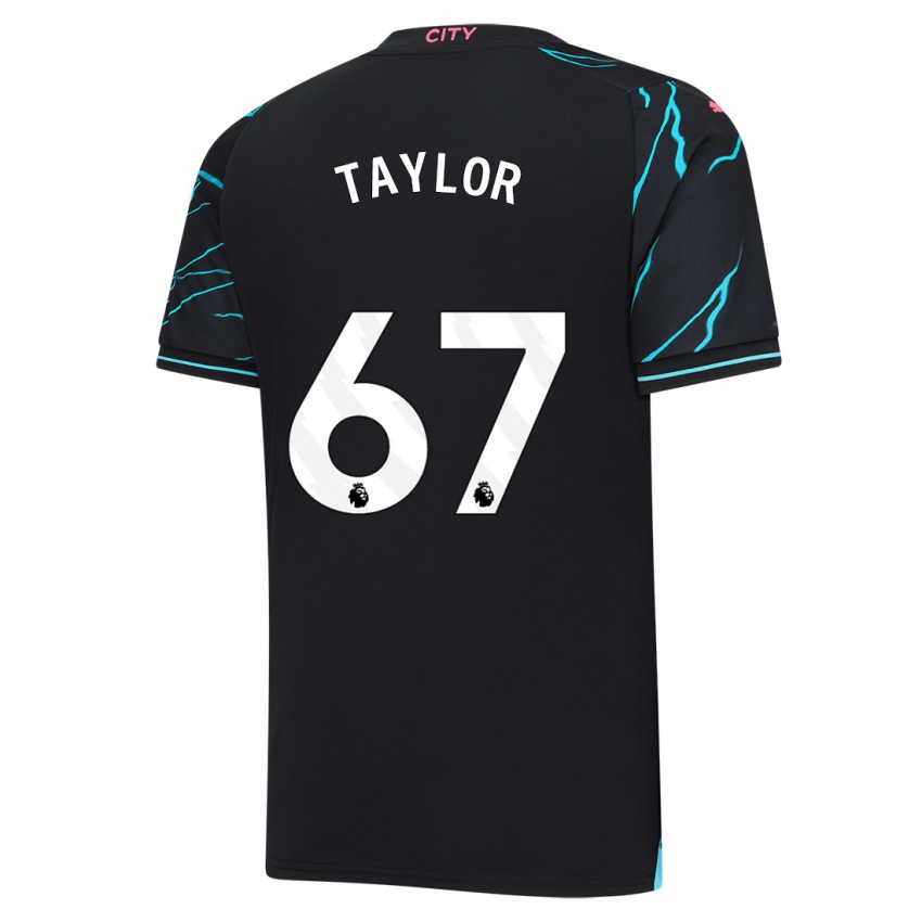 Gyermek Kane Taylor #67 Sötétkék Harmadik Számú Jersey 2023/24 Mez Póló Ing