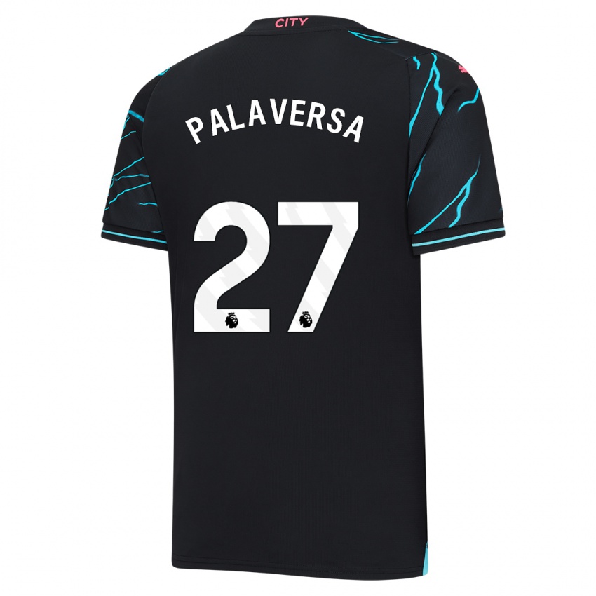 Gyermek Ante Palaversa #27 Sötétkék Harmadik Számú Jersey 2023/24 Mez Póló Ing