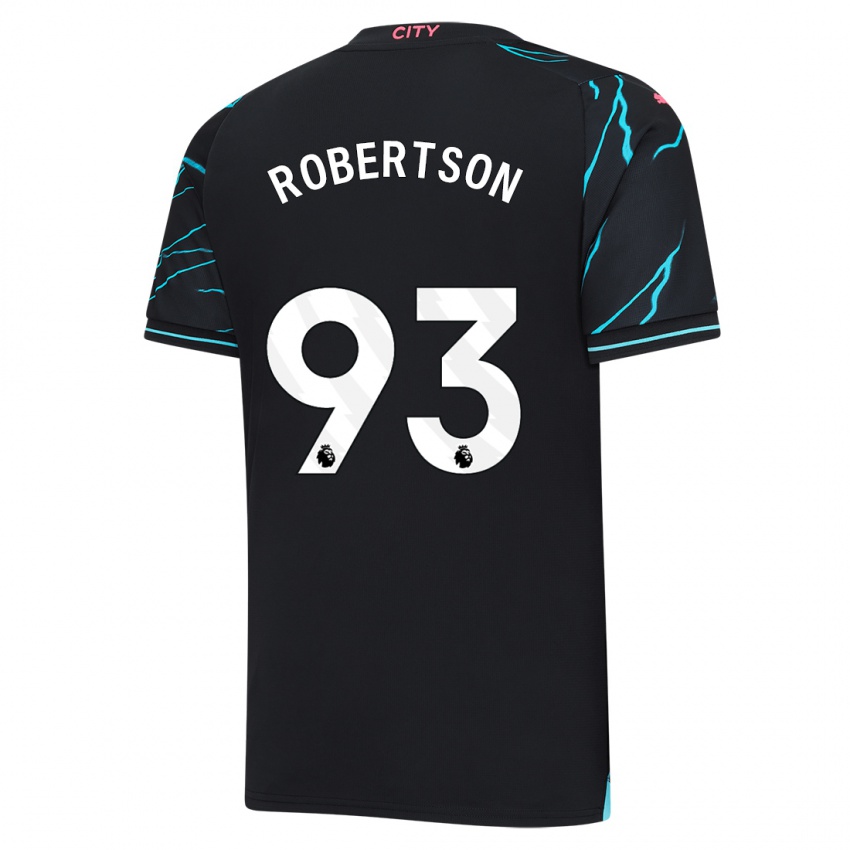 Gyermek Alex Robertson #93 Sötétkék Harmadik Számú Jersey 2023/24 Mez Póló Ing