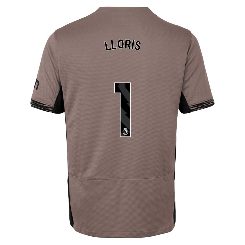 Gyermek Hugo Lloris #1 Sötét Bézs Harmadik Számú Jersey 2023/24 Mez Póló Ing