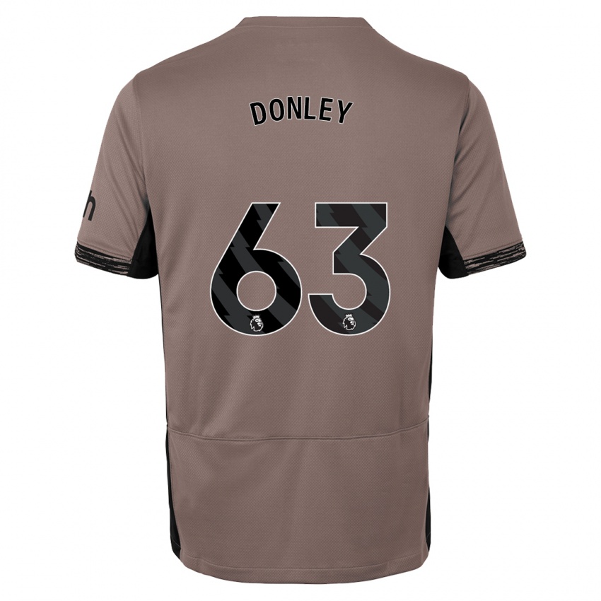 Gyermek Jamie Donley #63 Sötét Bézs Harmadik Számú Jersey 2023/24 Mez Póló Ing