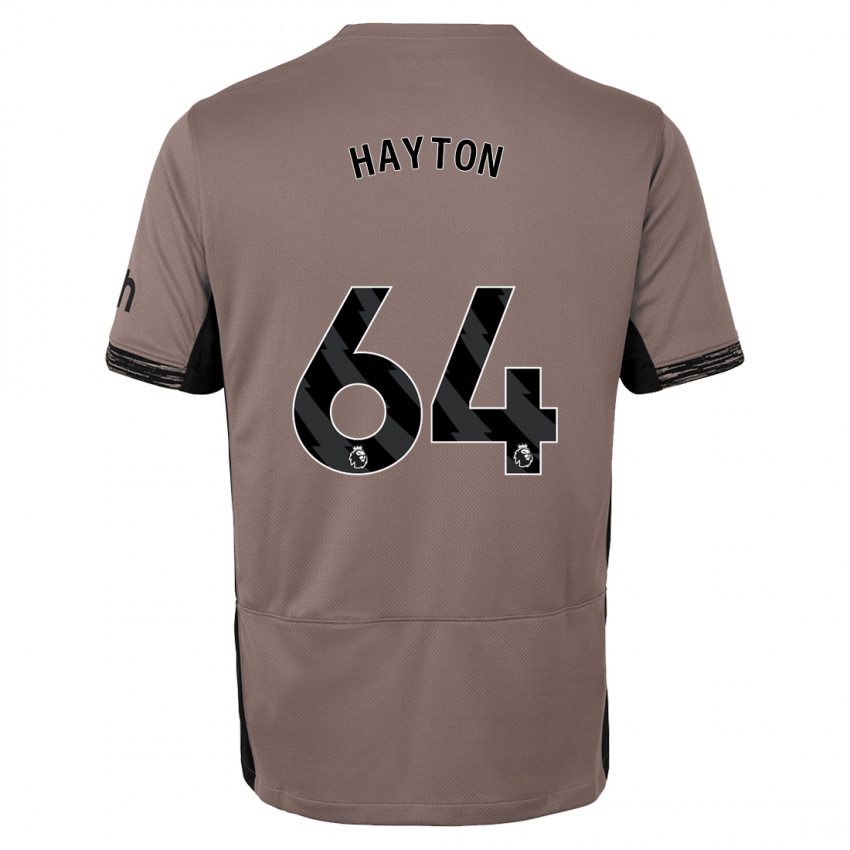 Gyermek Adam Hayton #64 Sötét Bézs Harmadik Számú Jersey 2023/24 Mez Póló Ing