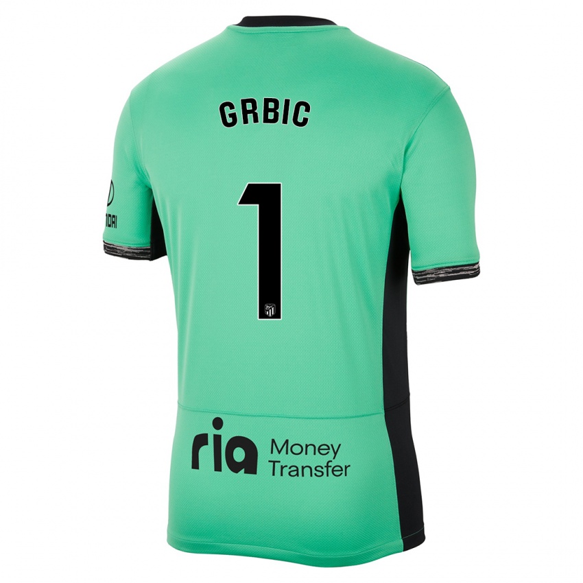 Gyermek Ivo Grbic #1 Tavaszi Zöld Harmadik Számú Jersey 2023/24 Mez Póló Ing