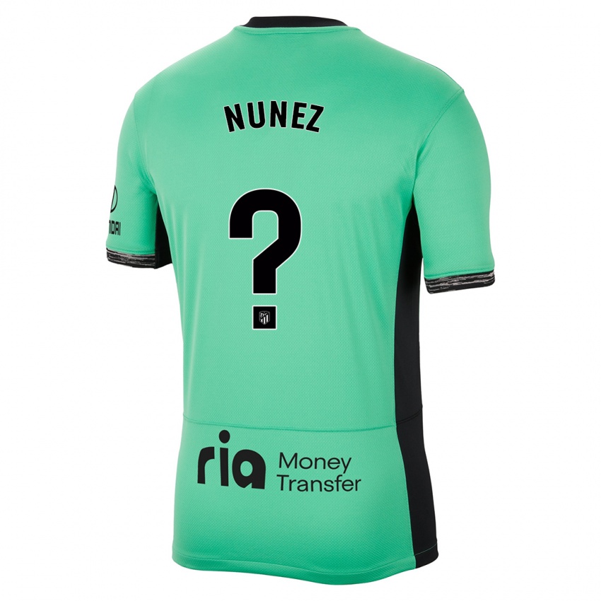 Gyermek Rafael Nunez #0 Tavaszi Zöld Harmadik Számú Jersey 2023/24 Mez Póló Ing