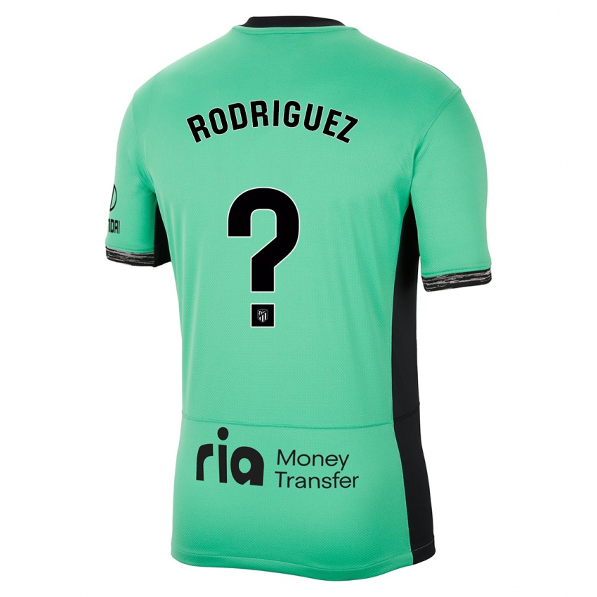 Gyermek Adrian Rodriguez #0 Tavaszi Zöld Harmadik Számú Jersey 2023/24 Mez Póló Ing