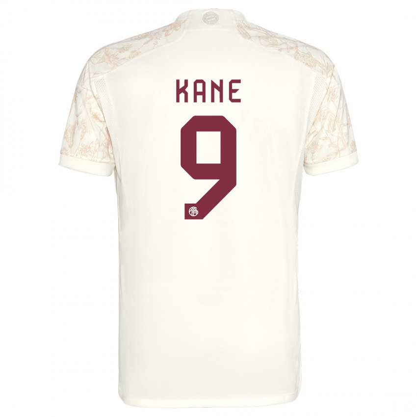 Gyermek Harry Kane #9 Törtfehér Harmadik Számú Jersey 2023/24 Mez Póló Ing